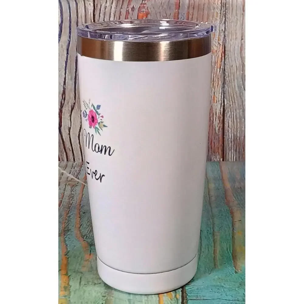Best Bonus Mom Ever Stainless Steel‎ Travel Tumbler with Straw